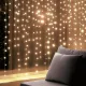 KIN168DWW HOME KIN168DWW DOT LED-es fényfüggöny, 168 db melegfehér DOT LED, állófényű, átlátszó vez