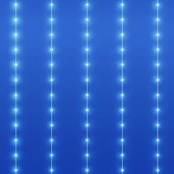 KIN210DWH HOME KIN210DWH DOT LED-es fényfüggöny, 210db hidegfehér DOT LED, 1,5m hosszú, állófényű, 
