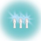 HOME KIN 126C/WH LED-es fényfüggöny, 0,9x1,4 m / 126 db hidegfehér LED, fehér vezeték, állófényű, hálózati adapter, beltéri kivitel