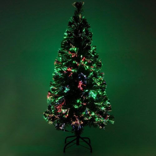 KIX120LED HOME KIX120LED LED-es műfenyő, 120 cm, optikai szálas, folyamatos színváltás, műanyag tal