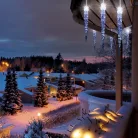 KJL_50C Home KJL 50C LED-es jégcsap fényfüzér, 7,3x0,25 m / 50 db hidegfehér LED, 50 db jégcsap, fe