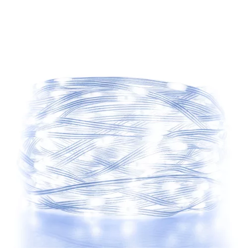 KKL1012DWH HOME KKL1012DWH DOT LED-es fényfüzér, 1000db hidegfehér LED, 70m hosszú, 8+4 funkció, át