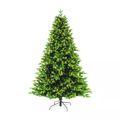 KMF4LED210 HOME KMF4LED210 műfenyő LED világítással, 210 cm, 380 db melegfehér LED, 8 programos, fé