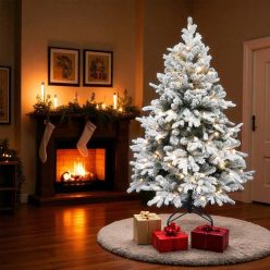 KMF8LED210 HOME KMF8LED210 havas műfenyő LED-ekkel, 210 cm, 350 db melegfehér LED, 3D+2D tűlevelek,