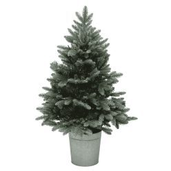 KMF90BLED Home KMF90BLED elemes műfenyő LED-ekkel, 100db melegfehér LED, 90cm magas, 3D és 2D tűlev