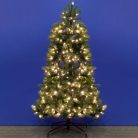 KMF_6_180 Home KMF 6/180 műfenyő beépített világítással, 350 db LED, 180 cm magasság, 106 cm átmérő