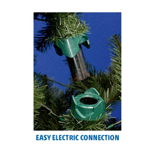 KMF_6_180 Home KMF 6/180 műfenyő beépített világítással, 350 db LED, 180 cm magasság, 106 cm átmérő