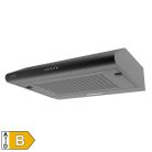 HOME KPE 6020B konyhai páraelszívó TORNADO, három sebességfokozat, légszállítás: 200 m3/h, 38 W, 60 cm, fekete