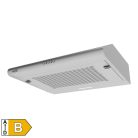 HOME KPE 6020S konyhai páraelszívó TORNADO, három sebességfokozat, légszállítás: 200 m3/h, 38 W, 60 cm, rozsdamentes acél