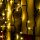 KSF_204_WW Home KSF 204/WW LED-es fényfüggöny, 2x2 m / 204 db melegfehér LED, állófényű, fekete vez