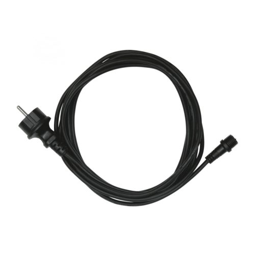 KSH_5 Home KSH 5 hálózati csatlakozó kábel, 5 m, kül- és beltéri kivitel, fekete