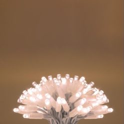 KSIW200WW HOME KSIW200WW sorolható fényfüzér, 20 méter , 200db melegfehér LED, fehér vezeték, kül- 