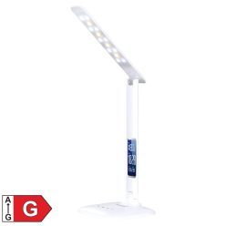 LA_51 Home LA 51 LED-es asztali lámpa, óra, 5 W / 400 lm, hőmérő, naptár, ébresztés, melegfehér / h
