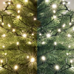   HOME LED205WWWH LED-es dual color fényfüzér, kül- és beltéri kivitel, 200 db melegfehér/hidegfehér LED, 14 m füzérhossz