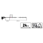 LED248WW Home LED248WW LED fényfüzér, 240db melegfehér LED, 23,9m hosszúságú, 8 program időzítővel,