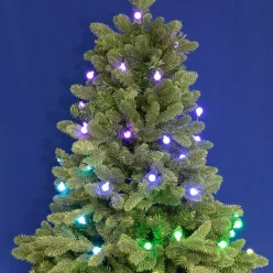 LEDS120DV iSparkle LEDS120DV LED-es fényfüzér, 11,9 m / 120 db RGB LED, gömb, applikációval vezérel