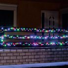 HOME LED 108C/M LED-es fényfüzér, 7 m / 100 db színes LED, 8 fényprogram, zöld vezeték, hálózati adapter, kül- és beltéri kivitel
