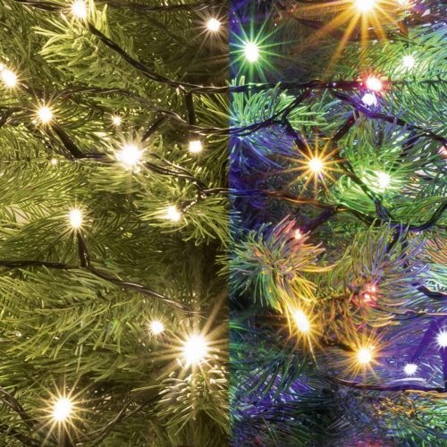 LED_202R_WW_M Home LED 202R/WW/M LED-es DUAL COLOR fényfüzér, 14 m / 200 db melegfehér és színes LE