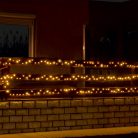 LED_208C_WW Home LED 208C/WW LED-es fényfüzér, 14 m / 200 db melegfehér LED, 8 fényprogram, zöld ve