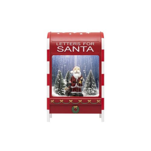 LFS400 Home LFS400 zenélő, havazó postaláda, 4db hidegfehér SMD LED, műanyag, 8 karácsonyi dal, ele