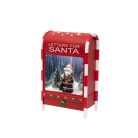 LFS400 Home LFS400 zenélő, havazó postaláda, 4db hidegfehér SMD LED, műanyag, 8 karácsonyi dal, ele