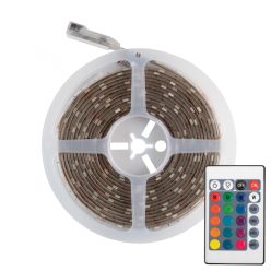   HOME LS 5000RGB RGB LED szalag szett, 30 db SMD 5050 LED/m, ragasztható, 5m, 400 lm/m, 4,8 W/m
