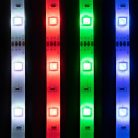 HOME LS 5000RGB RGB LED szalag szett, 30 db SMD 5050 LED/m, ragasztható, 5m, 400 lm/m, 4,8 W/m