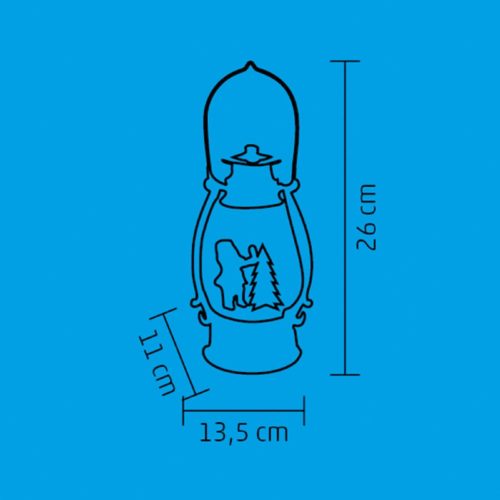 LTN_15 Home LTN 15 lámpás vízkeveréssel, csillámokkal, viharlámpa, LED, kapcsolható, műanyag, belté