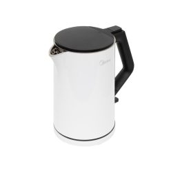 MK-15H01A Midea MK-15H01A vízforraló, max. 2200 W, 1,5 L, duplafalú, fehér-fekete