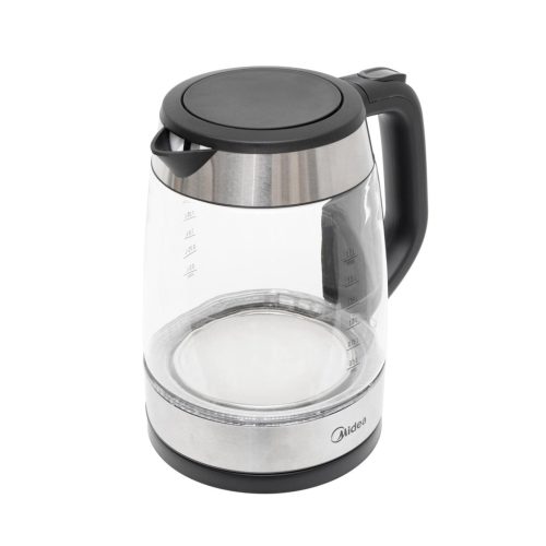 MK-17G03A2 Midea MK-17G03A2 üveg vízforraló, max. 2200 W, 1,7 literes, vezetéktároló, kék megvilágí