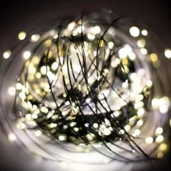 ML1000WW HOME ML1000WW micro LED-es fényfüzér, 50 méter, 1000db melegfehér micro LED, 8 program, tá
