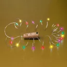 MLD_20_M Home MLD 20/M micro LED-es fényfüzér, 2 m / 20 db színes micro LED, állófényű, átlátszó ve