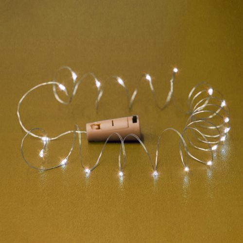 MLD_20_WW Home MLD 20/WW micro LED-es fényfüzér, 2 m / 20 db melegfehér micro LED, állófényű, átlát