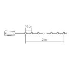 MLD_20_WW Home MLD 20/WW micro LED-es fényfüzér, 2 m / 20 db melegfehér micro LED, állófényű, átlát