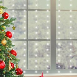 MLF_200_WH Home MLF 200/WH micro LED-es fényfüggöny, 3x2 m / 200 db hidegfehér micro LED, 8 fénypro