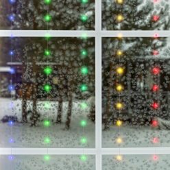  HOME MLF 240 RGB SMART micro LED-es fényfüggöny, 3x2,4 m / 240 RGB micro LED, smart, távirányító, USB csatlakozó, beltéri kivitel