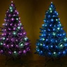 HOME ML 112 RGB micro LED-es fényfüzér, 10 m / 100 db RGB micro LED, 12 fényprogram, távirányító, USB csatlakozó, kül- és beltéri kivitel