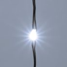 HOME ML 250G/WH micro LED-es fényfüzérköteg, 250 db hidegfehér micro LED, 10 ágú, vékony, zöld színű vezeték, hálózati adapter, kül- és beltéri kivitel