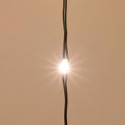 HOME ML 250G/WW micro LED-es fényfüzérköteg, 250 db melegfehér micro LED, 10 ágú, vékony, zöld színű vezeték, hálózati adapter, kül- és beltéri kivitel