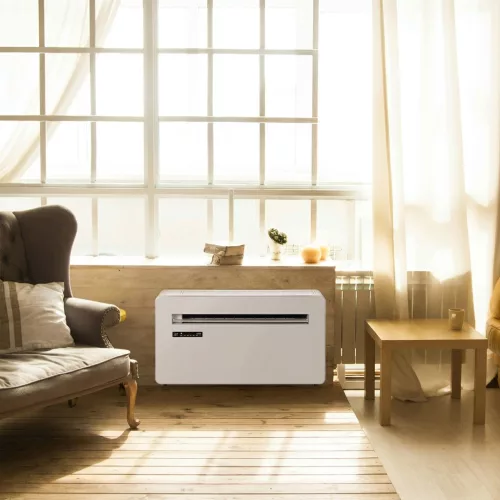 HOME MONOBLOCK8 monoblokk hűtő-fűtő klíma, 2,45 kW, 4 üzemmód, PTC kiegészítő fűtés, wifi, távirányító, LED kijelző