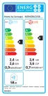 HOME MONOBLOCK8 monoblokk hűtő-fűtő klíma, 2,45 kW, 4 üzemmód, PTC kiegészítő fűtés, wifi, távirányító, LED kijelző