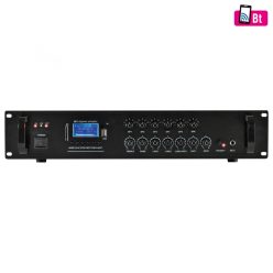 MPA_240BT SAL MPA 240BT multimédiás keverő erősítő, 240 W, 6 csatorna, BT, FM rádió, USB/SD, EQ