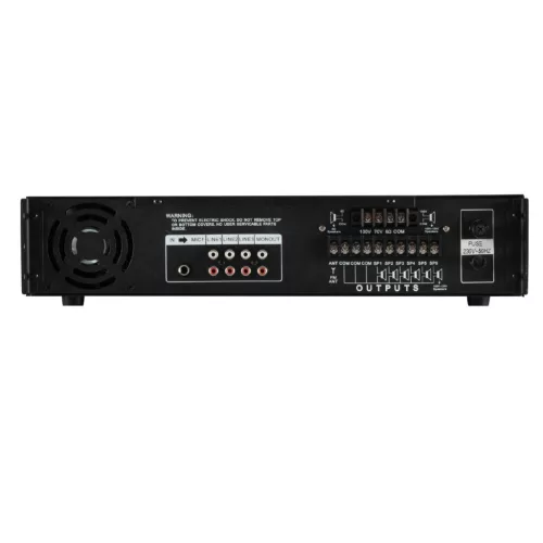 MPA_240BT SAL MPA 240BT multimédiás keverő erősítő, 240 W, 6 csatorna, BT, FM rádió, USB/SD, EQ