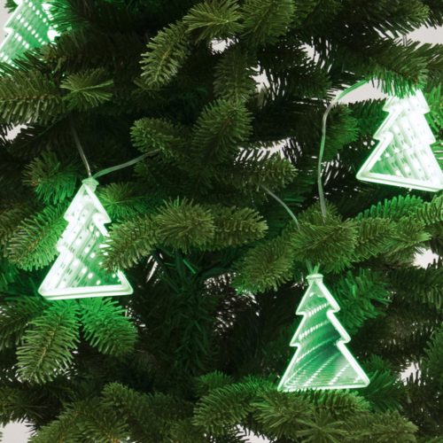 MRLC_6_T Home MRLC 6/T LED-es fenyőfa fényfüzér, 1 m / 72 db hidegfehér LED, alagúthatású fenyődíss