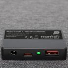 MSC20W HOME MSC20W hordozható napelemes USB töltő, összecsukható, 20Watt, USB-A + USB-C + DC kimene