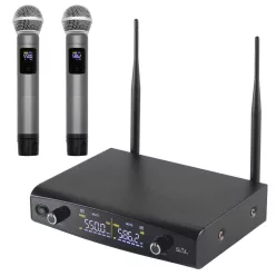 MVN_600 SAL MVN 600 vezeték nélküli mikrofonszett, digitális zajszűrés, 2x30 csatorna, ~80 m hatótá