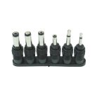 HOME MW MC15N hálózati adapter, 3-12 V DC, 1500-2100 mA áramfelvételig, szabályozható feszültség, 6db-os csatlakozókészlet