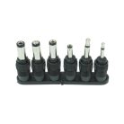 HOME MW MD25 hálózati adapter, 2250 mA áramfelvételig, 3-12 V DC, LED visszajelző, polaritás-állítás, 6 db-os csatlakozókészlet