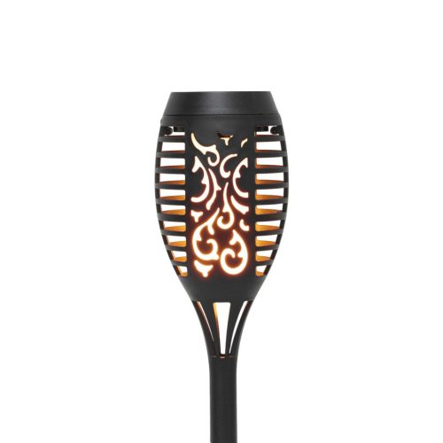 MX301 Home MX301 napelemes kerti fáklya, 12 db sárga SMD LED, fáklyaláng effektus, műanyag, 110 g, 