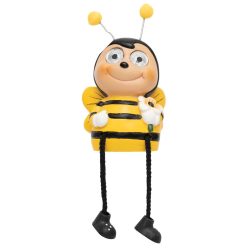 MX644 Home MX644 napelemes kerti lámpa, méhecske forma, 2 db hidegfehér LED, políresin, 40 mAh akku